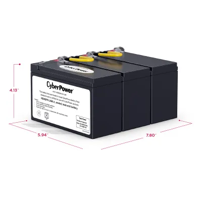 Cyber Power - RB1270X3A - UPS SYSTEMS Replacement Batteries, 3 x 12V/7Ah
