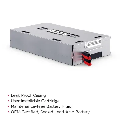 Cyber Power - RB1270X4E - UPS SYSTEMS Replacement Battery Cartridge for OR1500PFCRT2U, 4 batteries, 12V/7AH