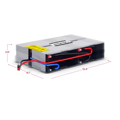 Cyber Power - RB1270X4F - UPS SYSTEMS REPLACEMENT BATTERY CARTRIDGE, 4 BATTERIES, 12V/7AH