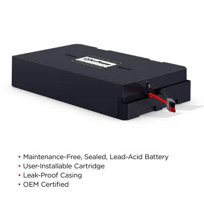 Cyber Power - RB1270X4H - UPS SYSTEMS Replacement Battery, 4 x 12V/7Ah