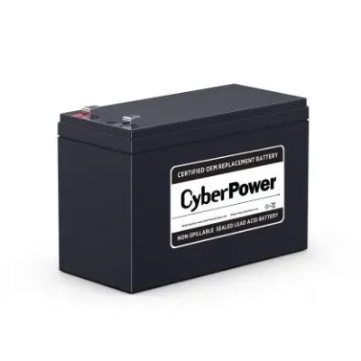 CYBERPOWER - RB1290 - Replacement Battery Cartridge for CP1000AVRLCD, 1 battery, 12V/9AH, Sealed lead-acid, 18 month warranty