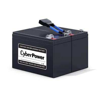 Cyber Power - RB1290X2A - UPS SYSTEMS Replacement Batteries CARTRIDGE, 2 BATTERIES, 12V/9AH