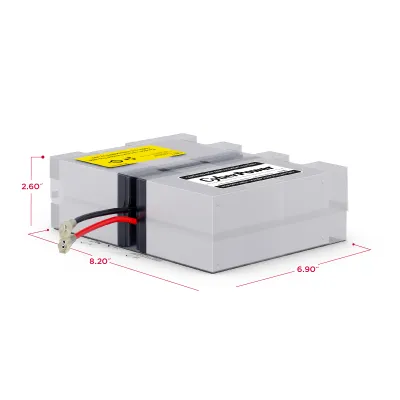 Cyber Power - RB1290X2C - UPS SYSTEMS Replacement Batteries  for OR1000PFCRT2U, 2 Batteries, 12V/9Ah