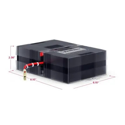 CYBERPOWER - RB1290X2D - Replacement Battery for CP1500PFCRM2RU, 2 Batteries, 12V/9Ah, Sealed Lead-Acid, 18 Month Warranty