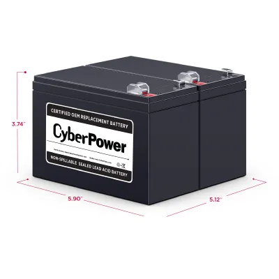 Cyber Power - RB1290X2 - UPS SYSTEMS Replacement Batteries, 2 X 12V/9AH