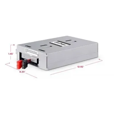 CYBERPOWER - RB1290X4 - Replacement Battery Cartridge for OR2200LCDRM2U, 4 batteries, 12V/9AH, Sealed lead-acid, 18 month warranty