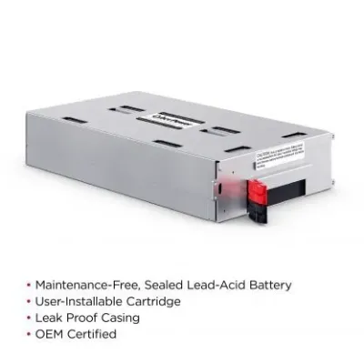 CYBERPOWER - RB1290X4A - Replacement Battery Cartridge for PR2200LCDRT2U, PR2200SWRM2U, 12V/9AH, Sealed lead-acid, 18 month warranty