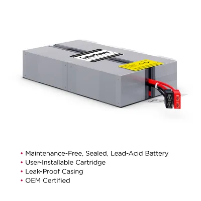 Cyber Power - RB1290X4H - UPS SYSTEMS Replacement Batteries for OR2200PFCRT2U, 4 Batteries, 12V/9Ah