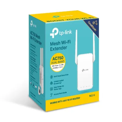 TP-Link - RE215 - AC750 WI-FI RANGE EXTENDER WRLS