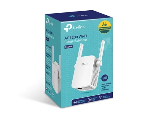 TP-Link - RE305 - AC1200 WL RANGE EXTENDER WALL ACCS WALL PLUGGED