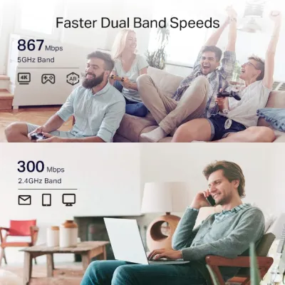 TP-Link - RE330 - AC1200 Mesh Wi-Fi Extender