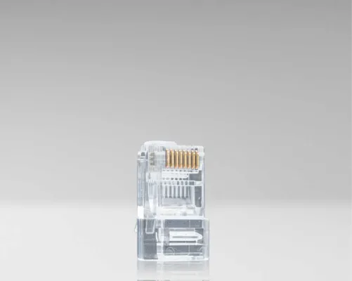 Jonard - RJ45-5100 - RJ45 Cat5/5e Pass-Through Connectors, 100 Pcs In Jar