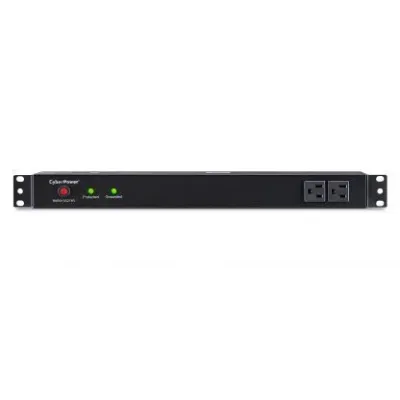 CYBERPOWER - RKBS15S2F8R - 3600 J, 120 V, NEMA 5-15P plug, 10 NEMA 5-15R (2 front, 8 rear), 15 ft cord, Limited lifetime warranty