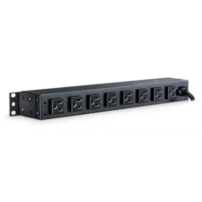 CYBERPOWER - RKBS15S2F8R - 3600 J, 120 V, NEMA 5-15P plug, 10 NEMA 5-15R (2 front, 8 rear), 15 ft cord, Limited lifetime warranty