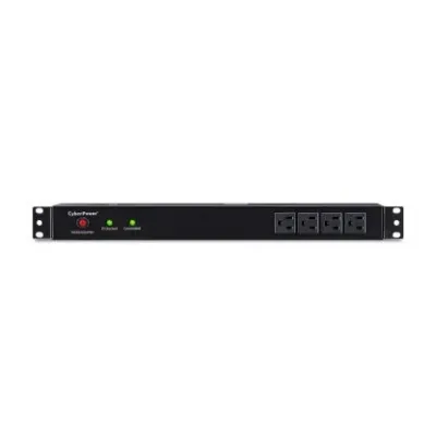 Cyber Power - RKBS15S4F8R - 3600 J, 120 V, NEMA 5-15P plug, 12 NEMA 5-15R (4 front, 8 rear), 15 ft cord, Limited Lifetime Warranty
