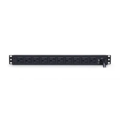 Cyber Power - RKBS20ST2F10R - 1800 J, 120 V, NEMA L5-20P Twist lock Plug, 12 NEMA 5-20R (2 front, 10 rear), 15 ft Cord, Limited Lifetime Warranty