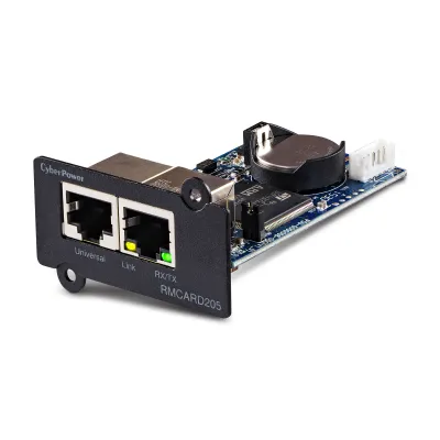 Cyber Power - RMCARD205TAA - UPS SYSTEMS TAA Compliant UPS, Remotely manage, monitor and control UPS & ATS PDU 