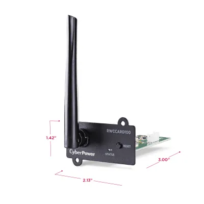Cyber Power - RWCCARD100 - UPS SYSTEMS Hardware Remotely monitor UPS with via a cloud connection with a mobile app