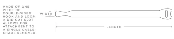 Rip-Tie - Y-18 - 1/2 Inch Wide Rip-Tie Lite