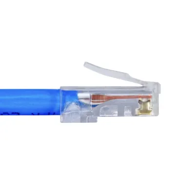 Simply 45 - S45-1000 - Standard Cat5e UTP RJ45 Modular Plugs, Blue Tint - 100pcs/Jar