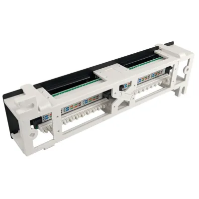Simply 45 - S45-2612 - 12 Port Loaded UTP Cat6 Patch Panel, 110 style, Wall Mount Bracket, Cable Ties and Rack Mount Screws. 1ea/box