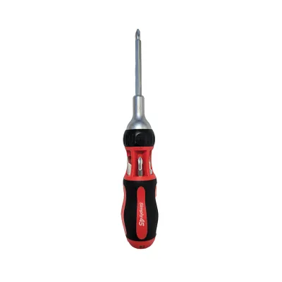 GoSimplyConnect - S45-501 - 7-in-1 multi bit ratcheting screwdriver, 9" full size - 1ea Blister Card