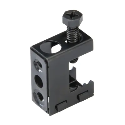 GoSimplyConnect - S45-BC12-100 - Beam Clamps For Flanges 1/8"-1/2", Black Finish , 100 pc/Master Box