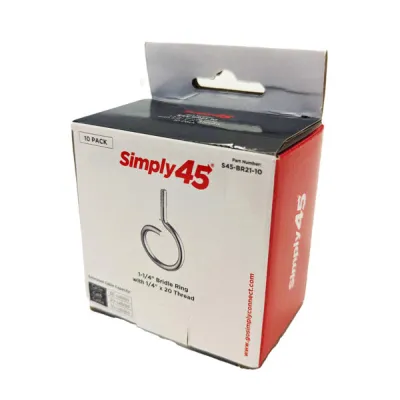 GoSimplyConnect - S45-BR21-10 - Bridle Rings, thread 1/4"x20, Size 1-1/4" - 10 pc/Inner Box