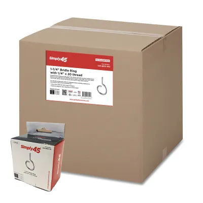 GoSimplyConnect - S45-BR21-100 - Bridle Rings, thread 1/4"x20, Size 1-1/4" , 100 pc/Master Box