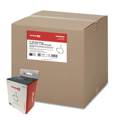 GoSimplyConnect - S45-BR32-100 - Bridle Rings, Thread 1/4"x20, Size 2" , 100 pc/Master Box