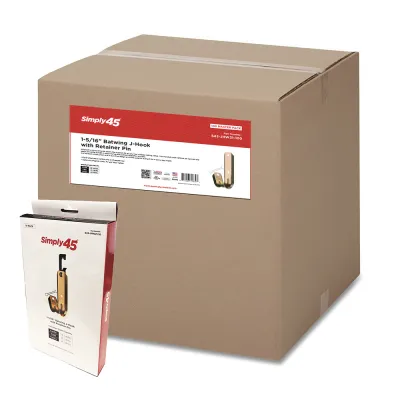 GoSimplyConnect - S45-JHW21-100 - Batwing J Hooks, Size 1-5/16" with Retainer Pin , 100 pc/Master Box