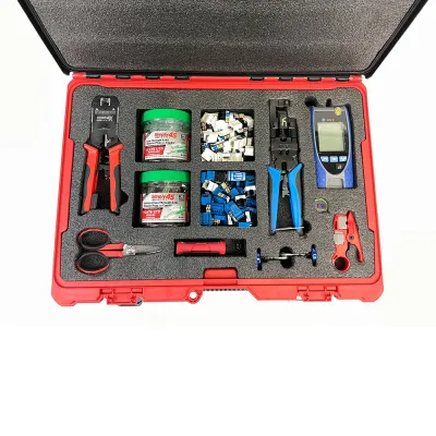 GoSimplyConnect - S45-TKWMP1 - TeKnowledge Milwaukee Packout loaded with assorted tools, connectors & test. - Case
