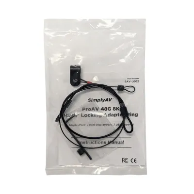 GoSimplyConnect - SAV-L002 - ProAV 8K Loaded Adapter Includes: (1) DP1.4, (1) MDP1.4, (1) USB-C, (1), (1) Source Harness, (1) Locking Harness