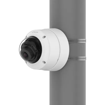 Hanwha - SBD-180PMW - Pole mount base. Compatible with: PNV-A6081R/A9081R, XNV-8082R/9082R, XNV-6083R/8083R/8093R/9083R
 XNV-6123R, XNV-6083Z/8083Z, XNV-6083RZ/8083RZ/9083RZ, PND-A6081RV/A9081RV, XND-8082RV/9082RV, XNF-9010RV/9013RV, XND-6083RV/8083R