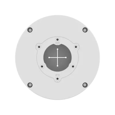 Hanwha - SBO-140BW - Back box for bullet cameras. Compatible with: QNO-C8083R/C9083R, ANO-L6012R/22R/82R, ANO-L7012R/22R/82R