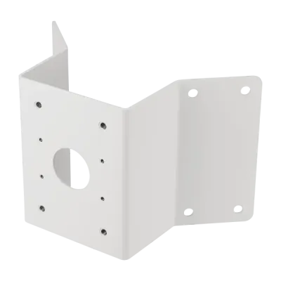 Hanwha - SBP-156KMW - Corner mount, Material: Aluminum, Color: White, Dimensions : 276.8(W)x183.0(H)x158.5(D)mm (10.90x7.20x6.24"), Compatible with: XNP-9300RW/8300RW/6400RW, QNP-6320R/6250R/6320H/6250H