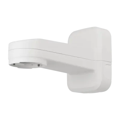 Hanwha - SBP-156WMW - Wall/Pole mount, Material : Aluminum, Color : White, Dimensions :135(W)x183(H)x302(D)mm (5.31x7.20x11.89"),  Compatible with: XNP-9300RW/8300RW/6400RW, QNP-6320R/6250R/6320H/6250H. Stainless Steel Pole straps are not included.