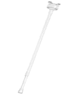 Hanwha - SBP-302CMASW - Telescopic Pendant Mount with Swivel Adaptor (White)