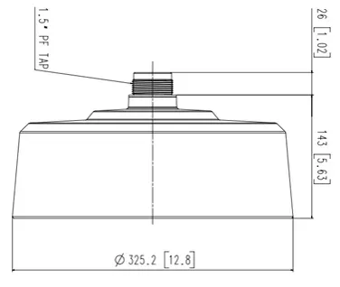 Hanwha - SBP-317HMWP - Hanging Mount with Storage (White)