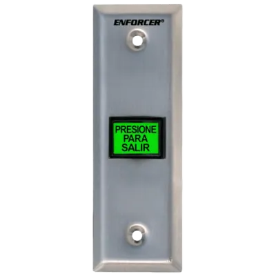 SECO-LARM - SD-7103GC-PEQ - Illuminated Green "PUSH-TO-EXIT" Button