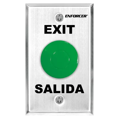 SECO-LARM - SD-7213-GSP - RTE Plate with Pneumatic Timer - Green
