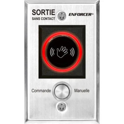 SECO-LARM - SD-927PKC-NFVQ - Indoor No-Touch Sensor with Override Button - French