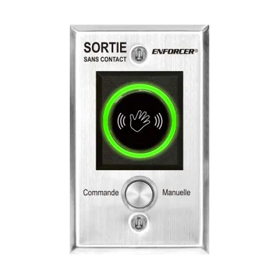 SECO-LARM - SD-927PKC-NFVQ - Indoor No-Touch Sensor with Override Button - French