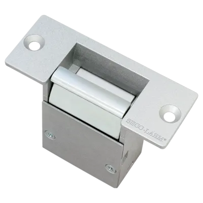 SECO-LARM - SD-995A-D3Q - Weatherproof Door/Gate Strike, 12 VAC/VDC operation, fail-secure operation, one piece cast body, low current draw: 280mA@12VDC/140mA@24VDC, compatible with most locksets, extra wide keeper 15/8”