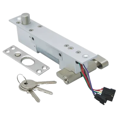 SECO-LARM - SD-997A-GBQ - Electric Deadbolt Fail-secure Operation, 12/24 VDC operation, similar to SD-997B-GBQ but fail-secure, incorporate manual lock/unlock cylinder to operate lock if power is lost.