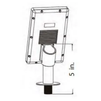 ZKteco USA - SF-5in-Pole - SpeedFace Series Readers