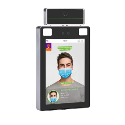 ZKteco USA - SF1008T+HID - 8" Visible Light Body Temperature + Mask Detection Reader (Thermal Imaging Sensor) with HID