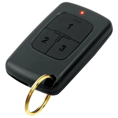 SECO-LARM - SK-939T3-GNUQ - 3-Button, 7-Channel RF Transmitter, Pendant, 433.92MHz