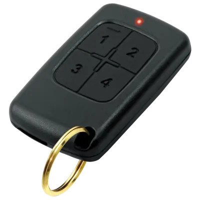 SECO-LARM - SK-939T4-GNUQ - 4-Button, 15-Channel RF Transmitter Pendant, 433.92MHz