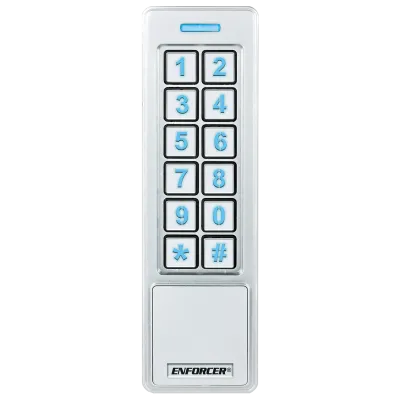 SECO-LARM - SK-B241-PQ - Mullion Surface Mount Bluetooth Keypad with Reader, metal housing, weatherproof and one relay output.